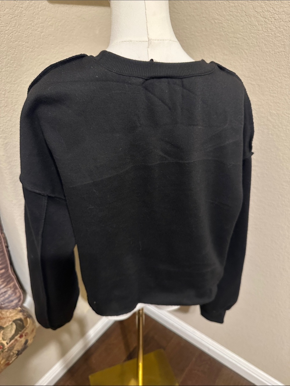 Size XL SA Spurs upcycled cropped crewneck - Picture 4 of 8
